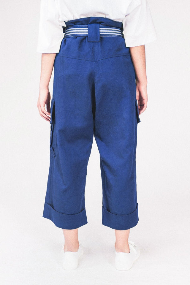 TFP FILIPE WIDE LEG PANTS (NAVY)
