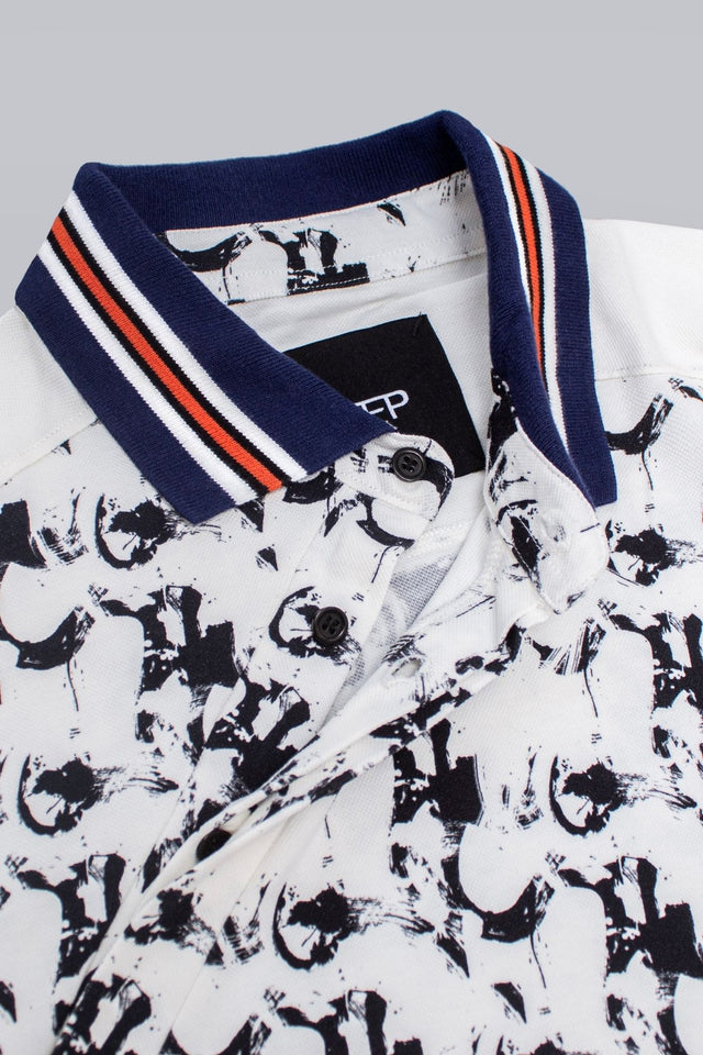 TFP RIPPLING SHADOWS MEN’S POLO SHIRT