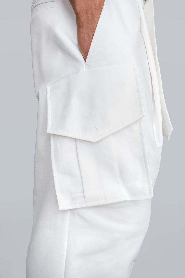 TFP WHITE SANTOS TAPERED PANTS