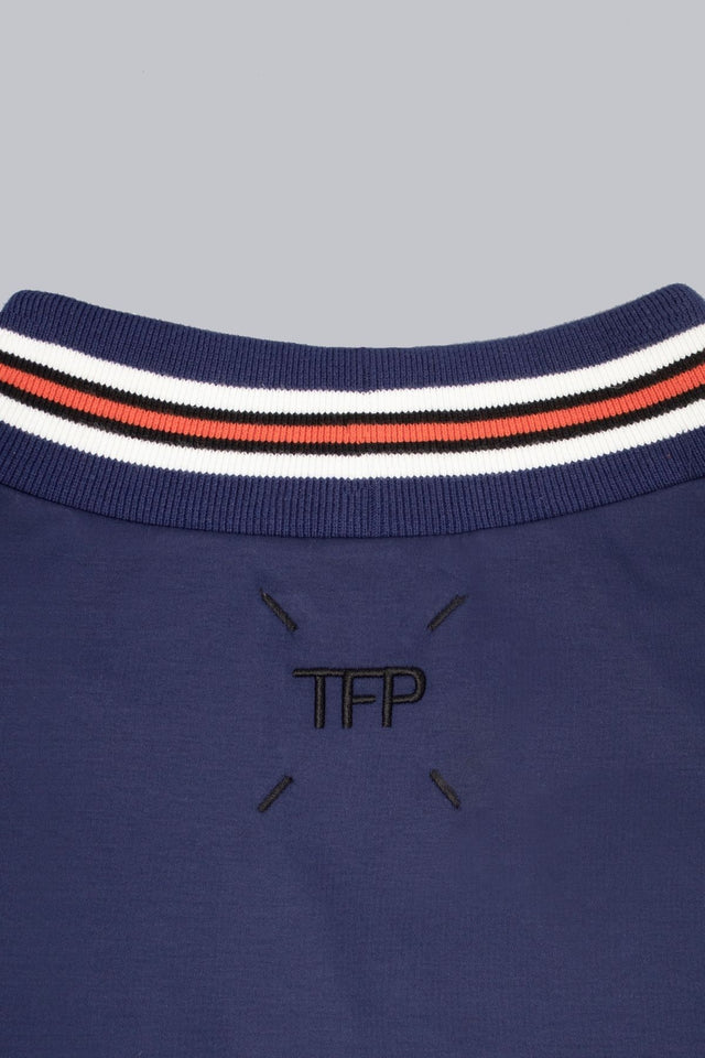 TFP WOMEN'S STRIPED NECK SLEEVELESS T-SHIRT