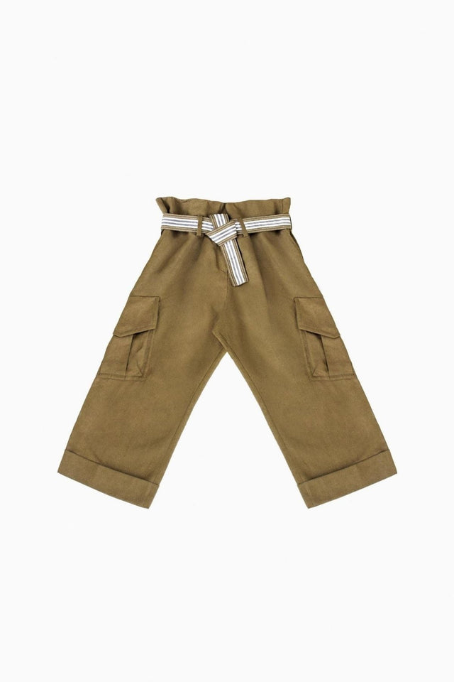 TFP FILIPE WIDE LEG PANTS (OLIVE)